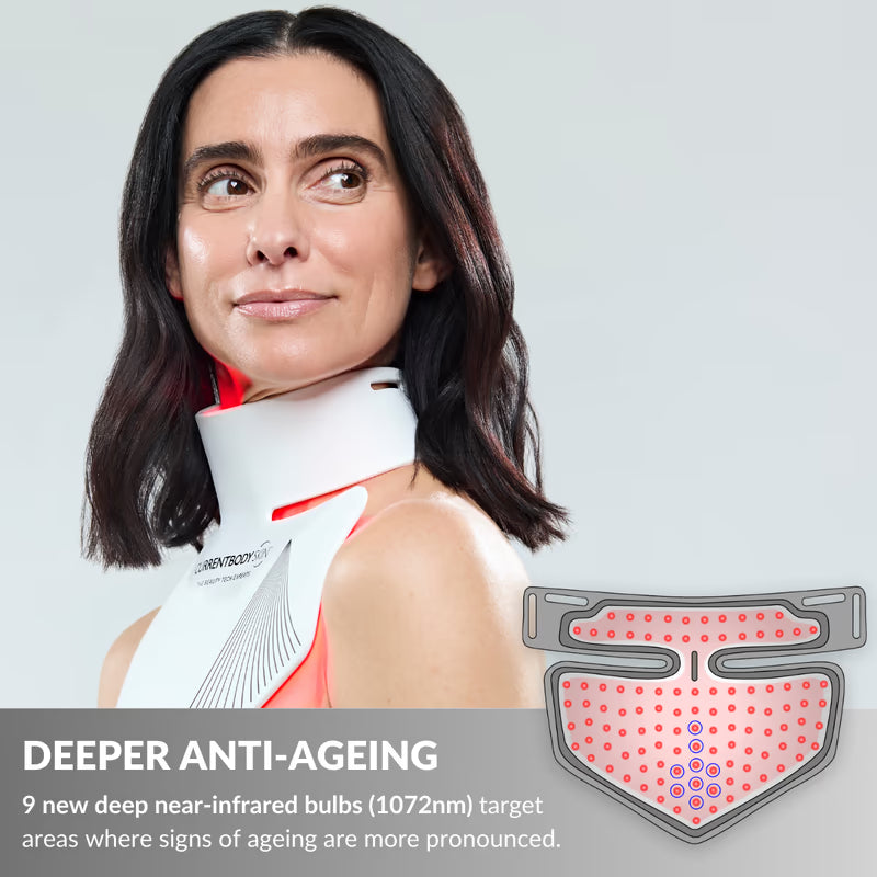 LED Hals- och Dekolletagemask: Series 2