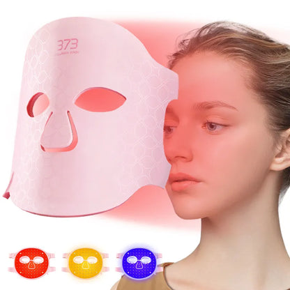 LED Infraröd Mask: Rosa