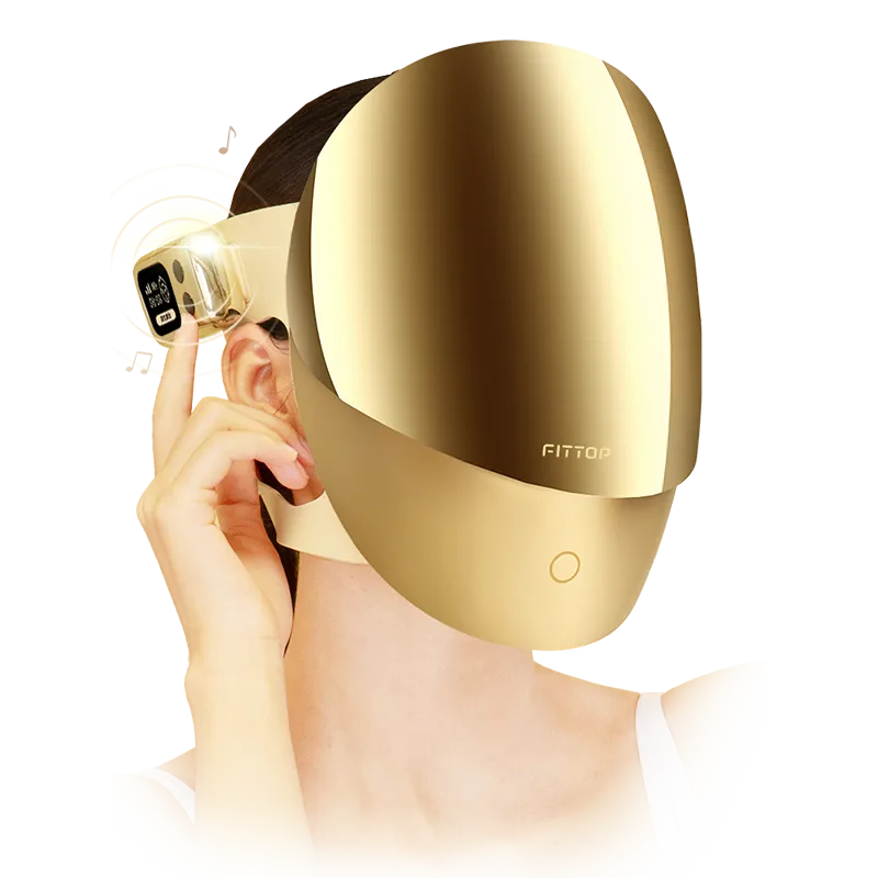 Led infraröd Mask: Guld