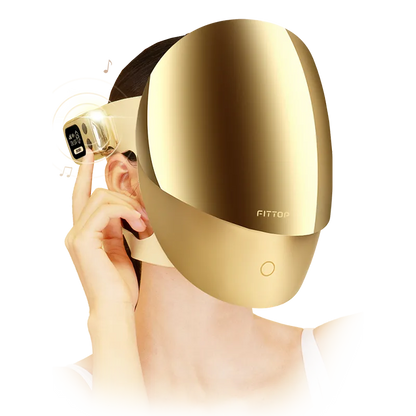 Led infraröd Mask: Guld