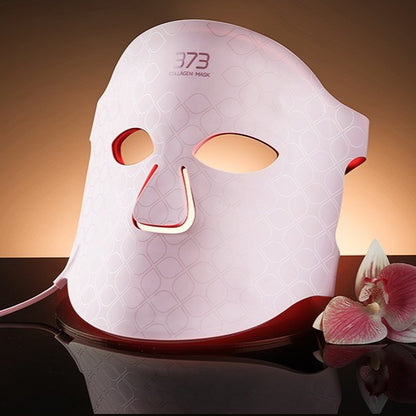 LED Infraröd Mask: Rosa