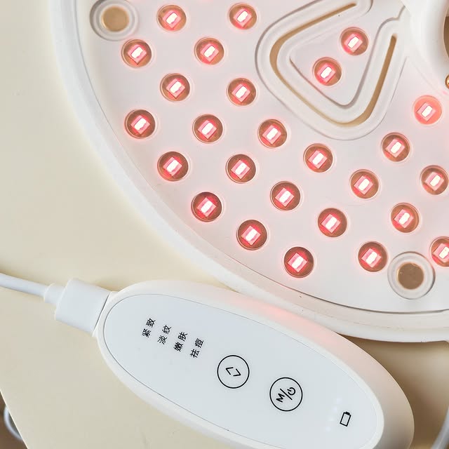 LED Infraröd Mask: Vit