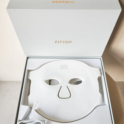 LED Infraröd Mask: Vit