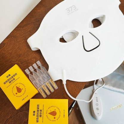 LED Infraröd Mask: Vit