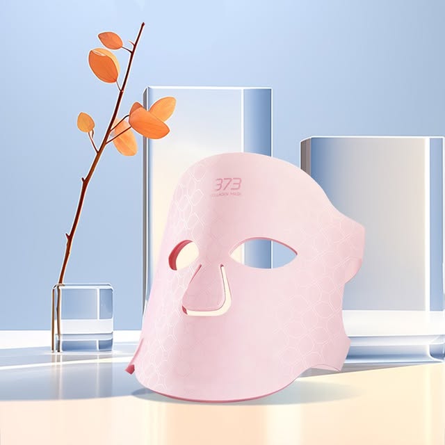 LED Infraröd Mask: Rosa