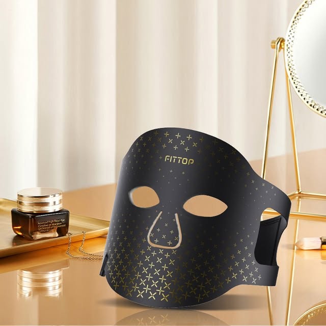 LED infraröd Mask: Svart