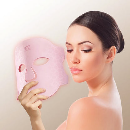 LED Infraröd Mask: Rosa