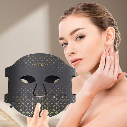 LED infraröd Mask: Svart