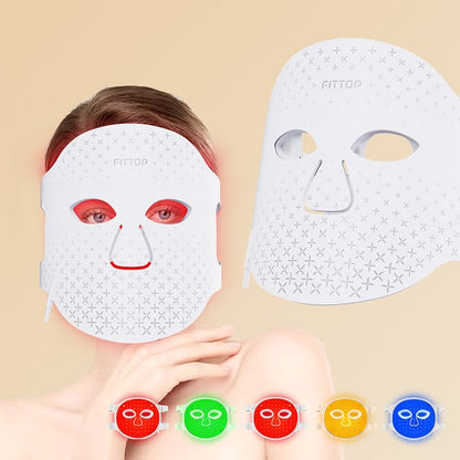 LED Infraröd Mask: Vit