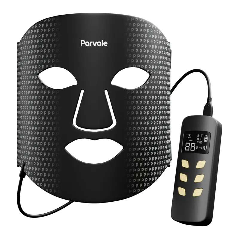 Parvale B-240 LED-mask i svart med kontrollenhet